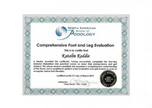 Katalin Keddie - Comprehensive Foot and Leg Evaluation